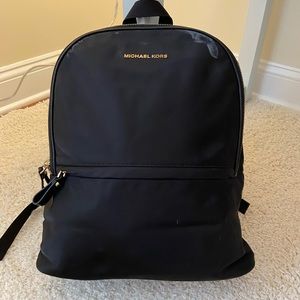 michael kors black backpack